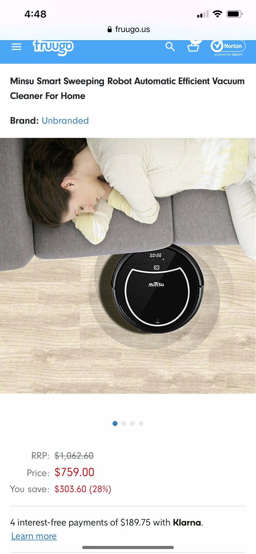 Robot vacuum new tested