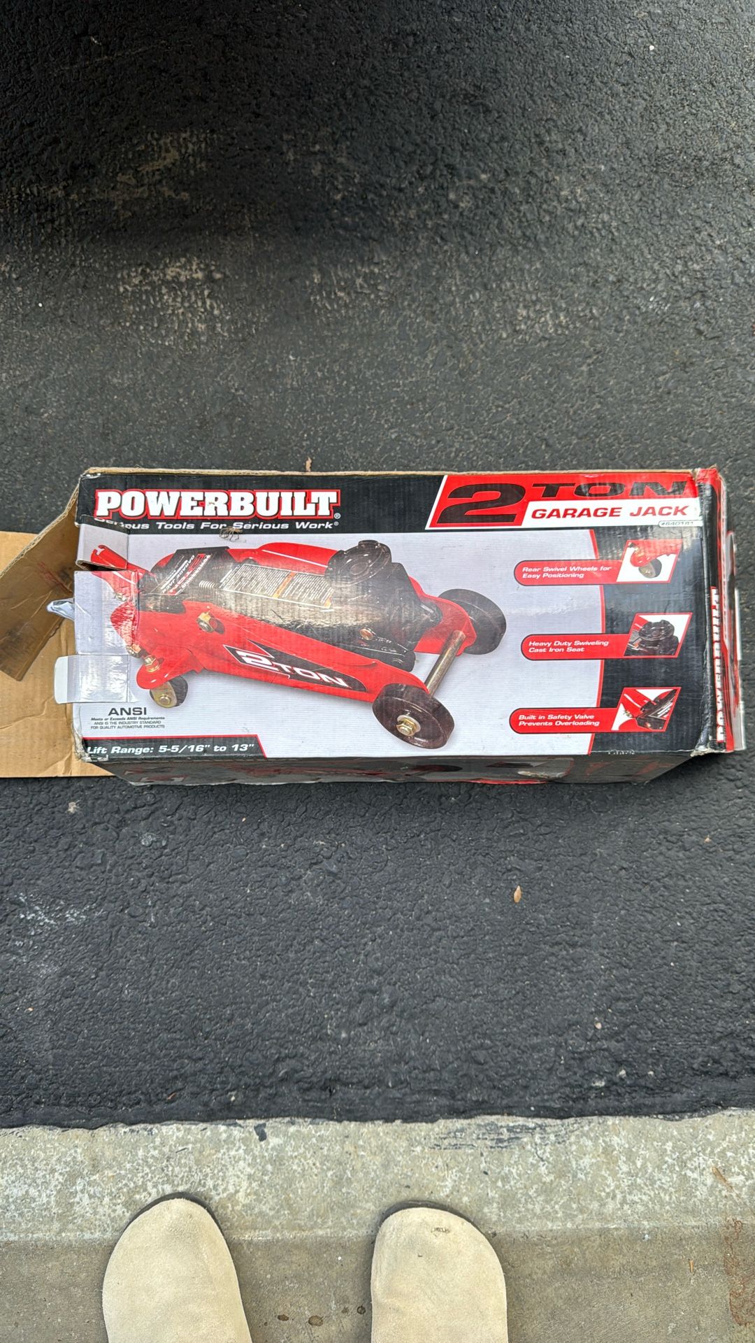 Powerbuilt 2 Ton Garage Jack