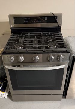 LG ThinQ Stainless Steel Gas Range