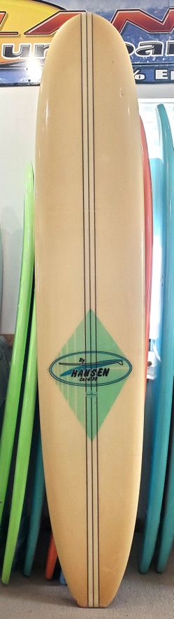 Vintage 1967 Hansen Competitor Surfboard 9'10"