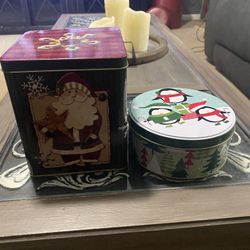 Christmas Tin Cans