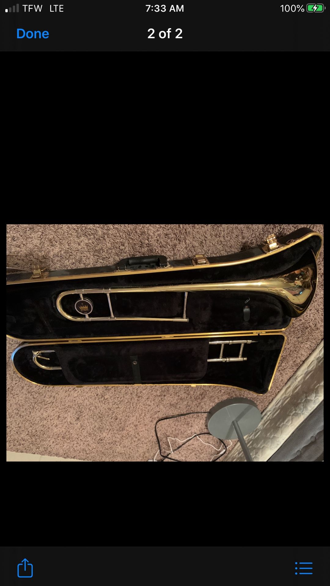 King 606 trombone