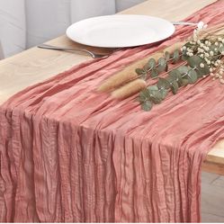 Table Runner Dusty Pink