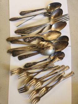 Silver plated silverware