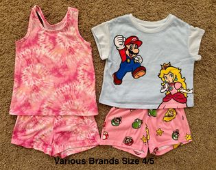 4/5T Girl Summer Pajamas