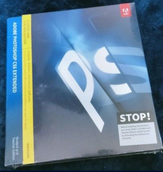 New Adobe PhotoShop CS5 Extended For Windows $50