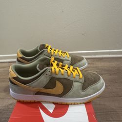 New Mens Nike Dunk Low Dusty Olive 🫒 Sz 14