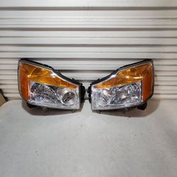 2004 To 2015 Nissan Titan And Armada Factory Headlights 