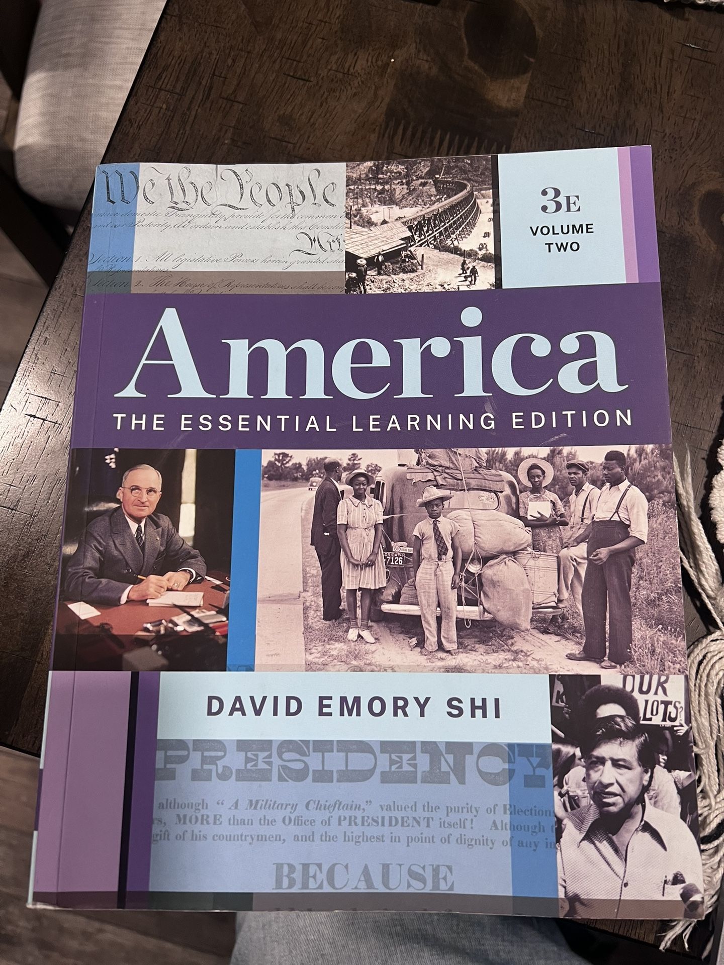 América The Essential Learning Edition 3 Edition Volume Two