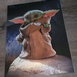 Star Wars Baby Yoda 3D Holographic Lenticular Poster