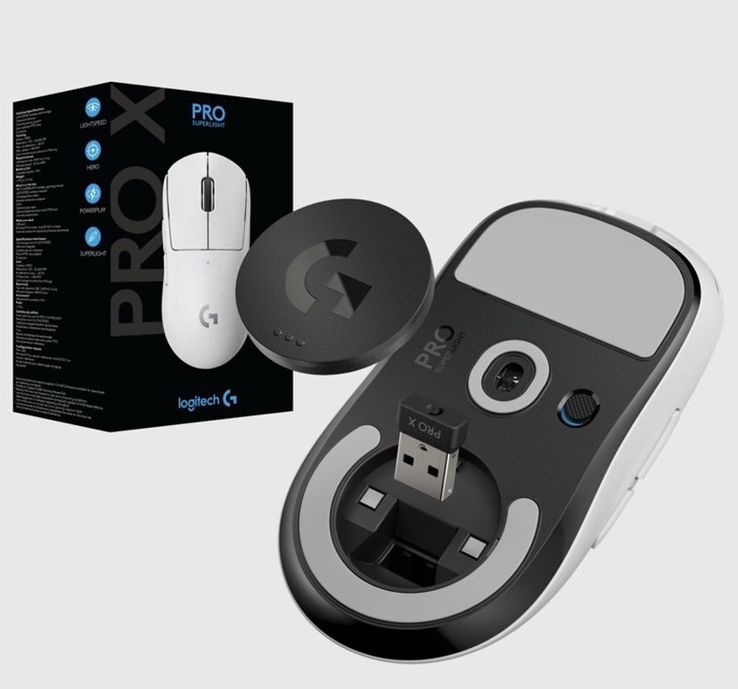 Logitech G Pro X Superlight Gaming Mouse-White *NOT FREE*