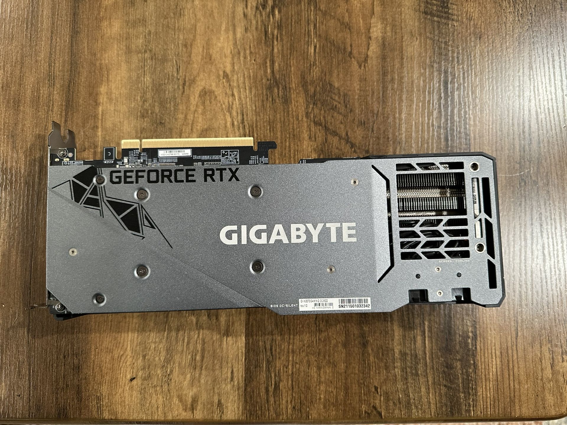 RTX 3070 Gigabyte Gaming OC 8G GPU