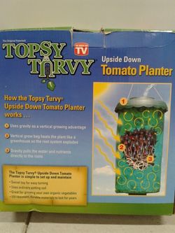 🍅🌿TOPSY TURVY UPSIDE DOWN TOMATO PLANTER