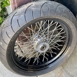 Harley Chopper Bobber Spoke Wheels And Tires