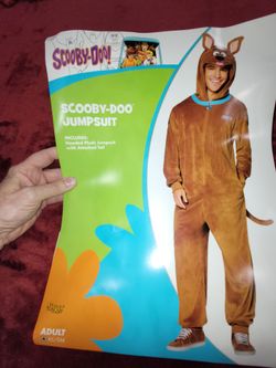 Plush Scooby-Doo Halloween Costume Adult Size Small