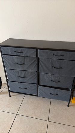 8-Drawer Fabric Dresser Storage Tower