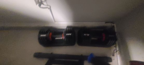 Adjustable dumbbells good condition