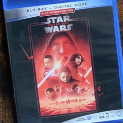 Blu Ray DVD Star Wars The Last Jedi