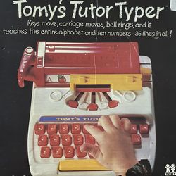 $10 Vintage Tony’s Tutor Typer