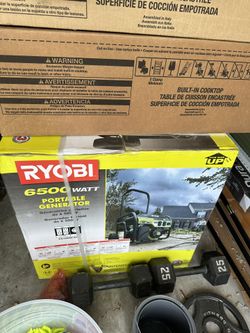 Ryobi 6500 Watt Gasoline Powered Portable Generator 
