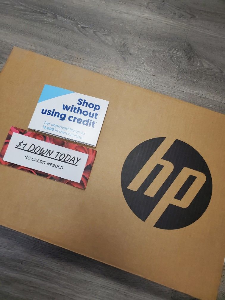 Hp Laptop 17.3in FHD Brand New - $1 DOWN TODAY, NO CREDIT NEEDED