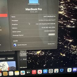 2019 MacBook Pro 16 Inch 