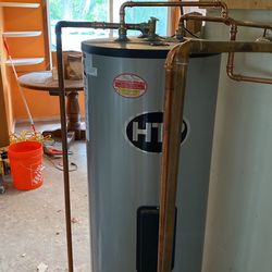 Indirect hot water heater 40 gallon two years old