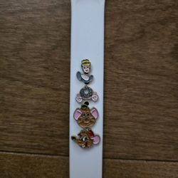 Lot Of 4 Metal Cinderella Apple Watch Band Charms 