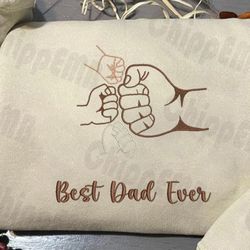 Father's Day Gift Embroidered Personalized Sweatshirt 