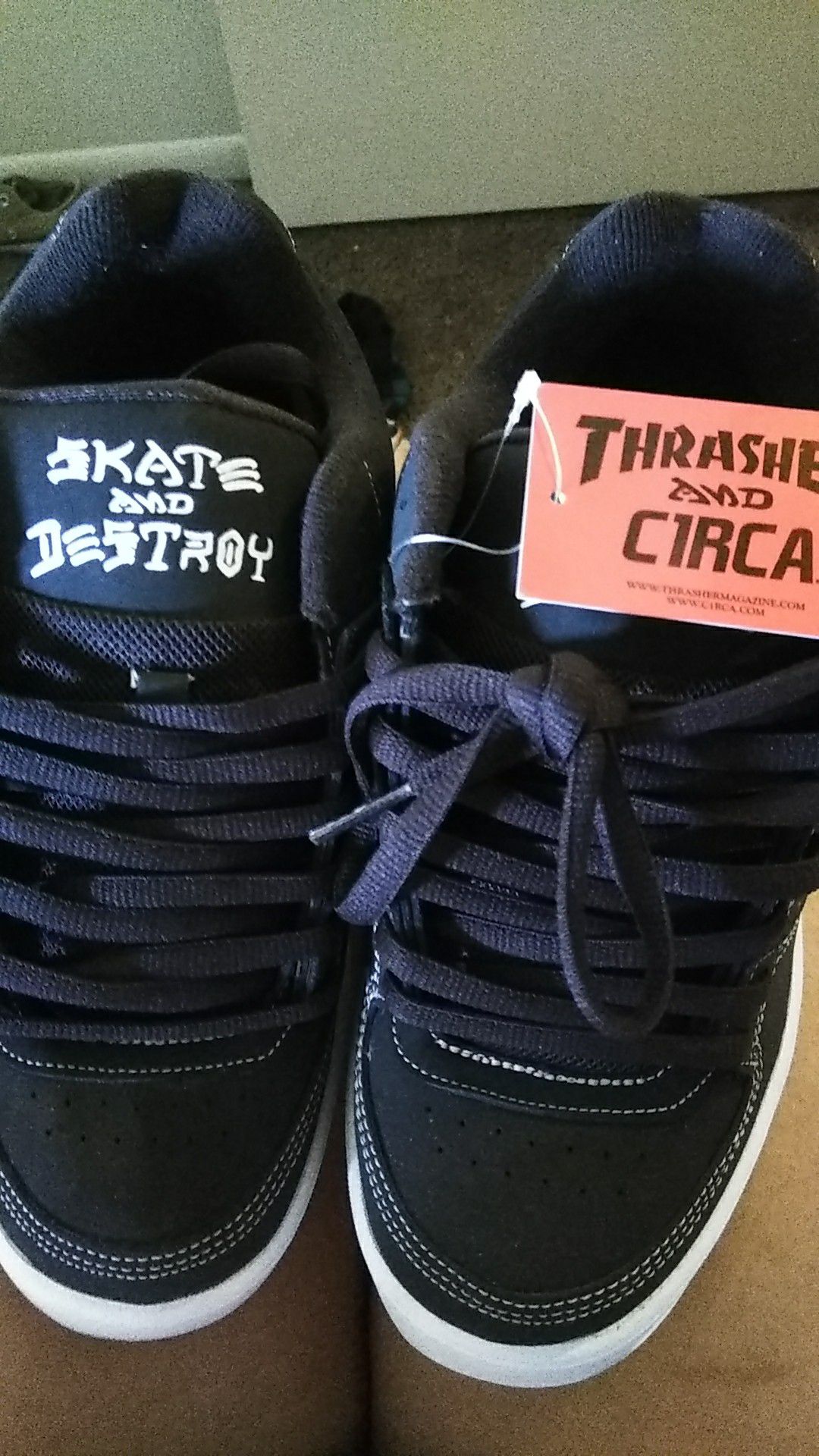 Black circa skate to destroy men shoes. Size  for Sale in Albuquerque,  NM - OfferUp
