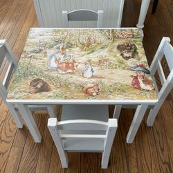 Kids Table With 4 Chairs