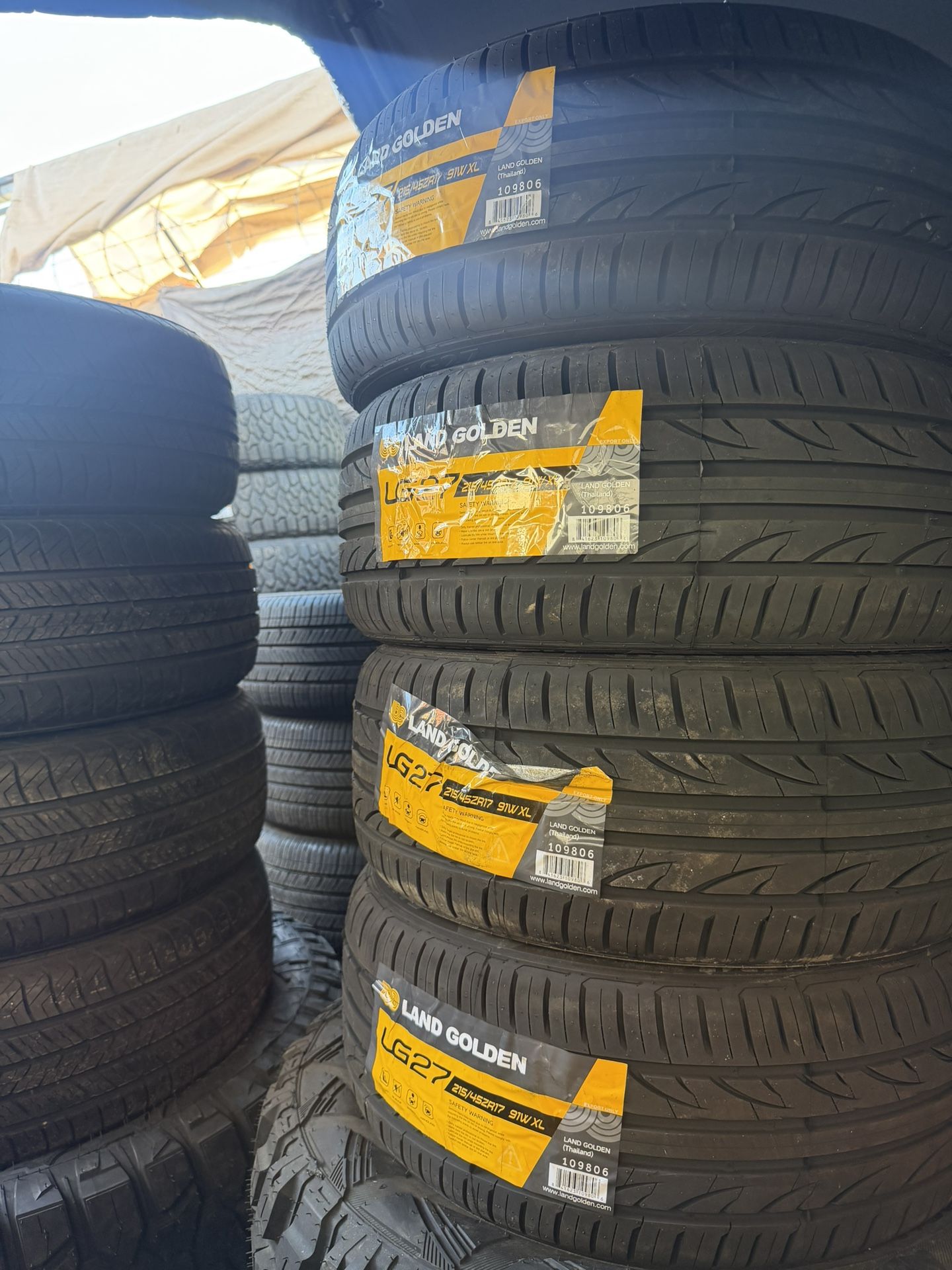 215/45/17 Landgolden Free Mount And Balance