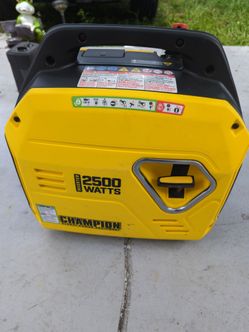Champion 2500 Watt inverter generator