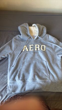 Aeropostale Hoodie Large in kids grey