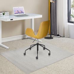 Office Chair Mat for Carpets, Desk Chair Mat for Low Pile Carpeted Floors, Heavy Duty Transparent Office Floor Mat for Office Chair on Carpet, for Wor