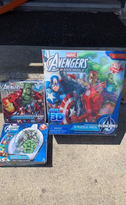 Avengers 3D puzzle pack 7 puzzles total