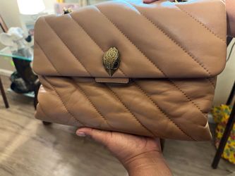 Kurt Geiger London Soho Quilted Shoulder Bag, Camel