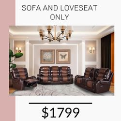 Sofa and loveseat Only 