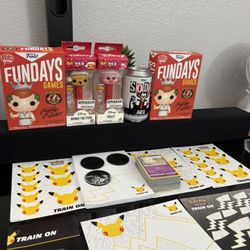 Pokemon Cards Funko Pop Pez & Funko Soda