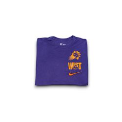 Phoenix Suns city connect “west” embroidered NBA the Nike tee shirt purple men’s medium 