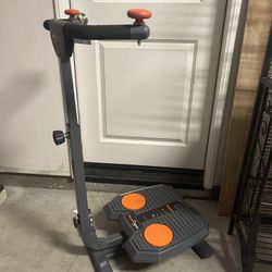 BODY RHYTHM Abs Twister Trainer: Total Body Toning Workout with 5 Fun Workout Routines, Digital Display, Adjustable Height & Foldable Design