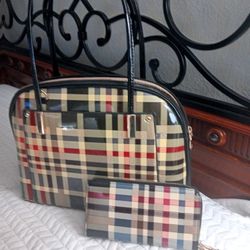 Women's Large Purse & Matching Wallet 
