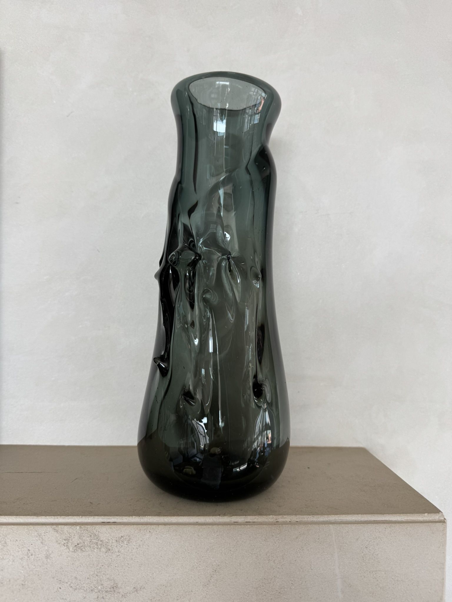 Mid-Century Hand Blown Glass Vase