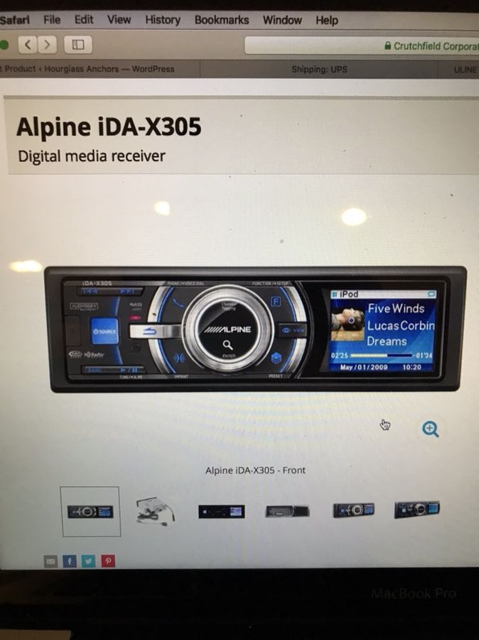 Alpine ida-x305 receiver car radio stereo for Sale in San Bernardino