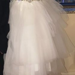 Ivory Flower Girl Dress Size 10