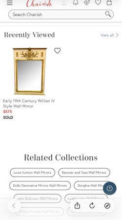Vintage wall mirror