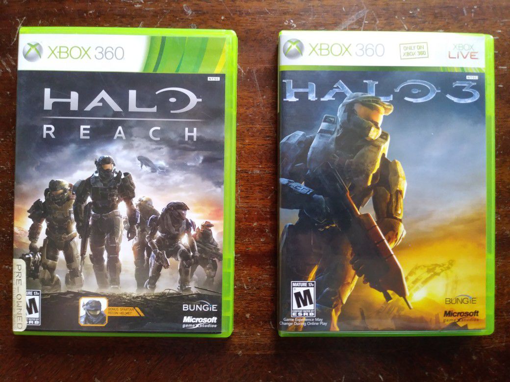 Halo Xbox 360/Xbox 1 Games