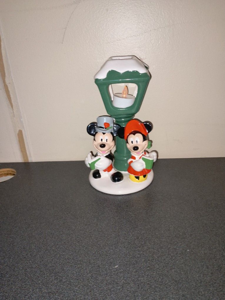 Vintage Disney Mickey And Minnie North Pole