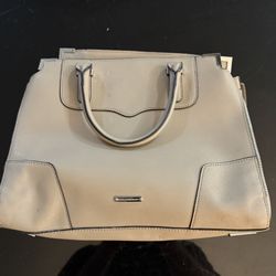 Rebecca Minkoff Amorous Saffiano Leather Satchel Taupe