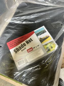 14x14 Shade Net Black Brand New 